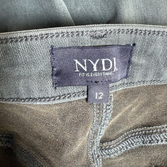 NYDJ Stella Ankle Tapered Lift Tuck Jeans Size 12 - Picture 15 of 16